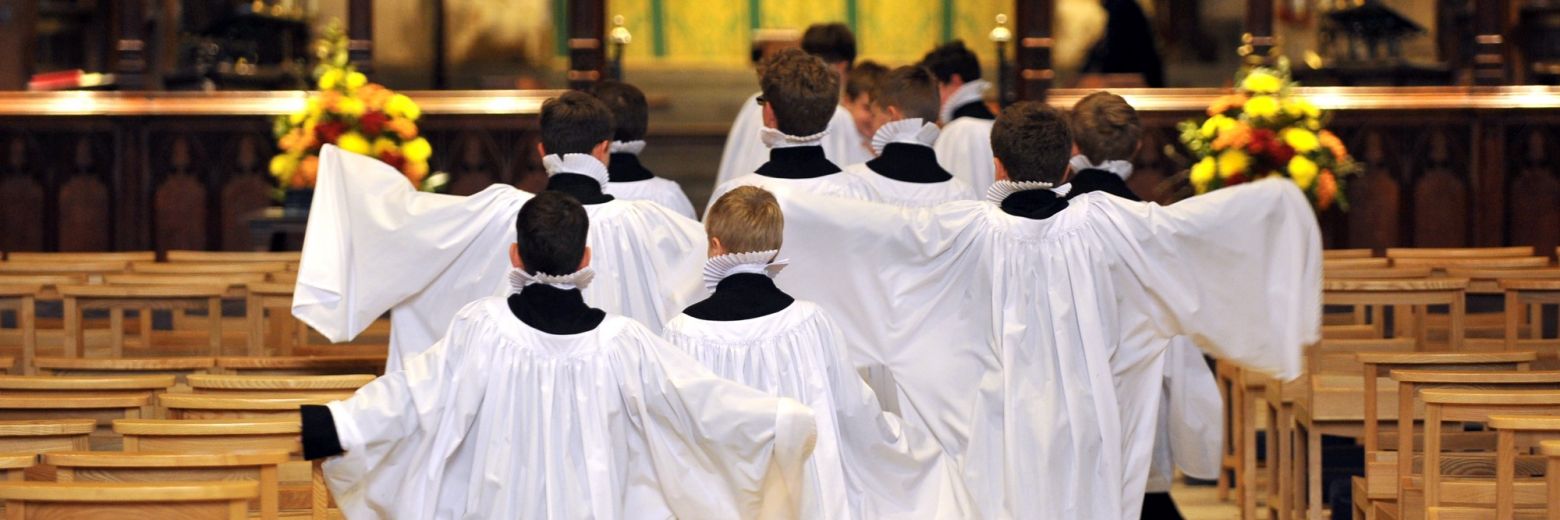 Choristers in the Abbey